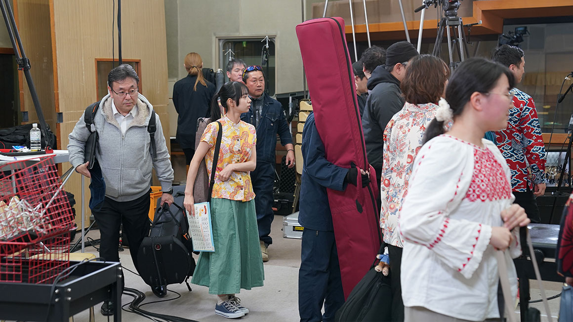 レコーディング当日の集合写真